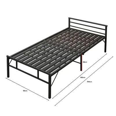 NEST Ruben Guest Metal Folding Single Bedframe Portable 90x190cm