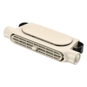 Rechargeable Car Fan for Backseat Cooling SUV RV Trunk Vehicle Rear Seat Air Circulator Compact Black