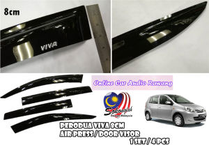 Perodua Viva 8cm Air Press / Door Visor - 1 set / 4 pcs
