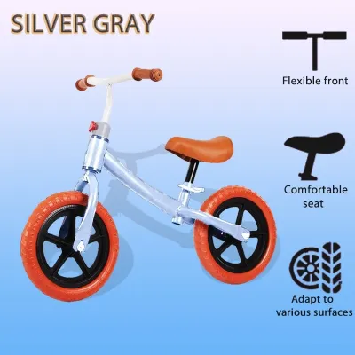 Beige Balance Bike for Kids Training Bike 1-6 years old Bike for kids Foam wheel Toddler kids scooter