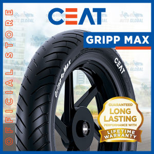 70/90-17 TL CEAT "GRIPP MAXX" 70/90 - 17 TL 43S (Tubeless) Motorcycle Tires