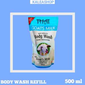 THAI Goats Milk Refill Body Wash 100ml 500ml & 900ml/Sabun Kambing/Sabun Susu Domba/
