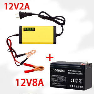 (Dikirim Dari Jakarta)Charger Aki Intelligent Automatic Mobil Motor 12V 6A Mobil Dan Motor Dengan LCD Indikator Smart Intelligent Chip Pulse Repair BY Smart Intelligent Automatic Standar Eropa Pengisi Baterai Asam Timbal Basah Kering