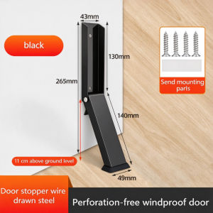 【SG Stock】Windproof Door Stopper Anti Collision Silent Door Blocker Non Slip Security Door Stop For Home Hotel