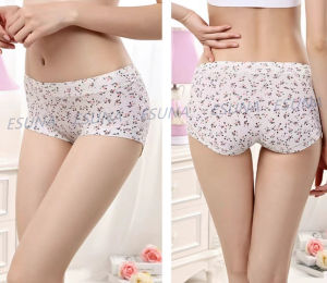 102# Esuna กางเกงในหญิงไร้ขอบ ผ้านุ่ม ใส่สบาย กางเกงในผู้หญิงไซส์ใหญ่ ผ้านิ่เย็นๆใส่สบาย ไม่คัน คุณภาพดี กางเกงชั้นใน ชุดชั้นใน ผู้หญิง