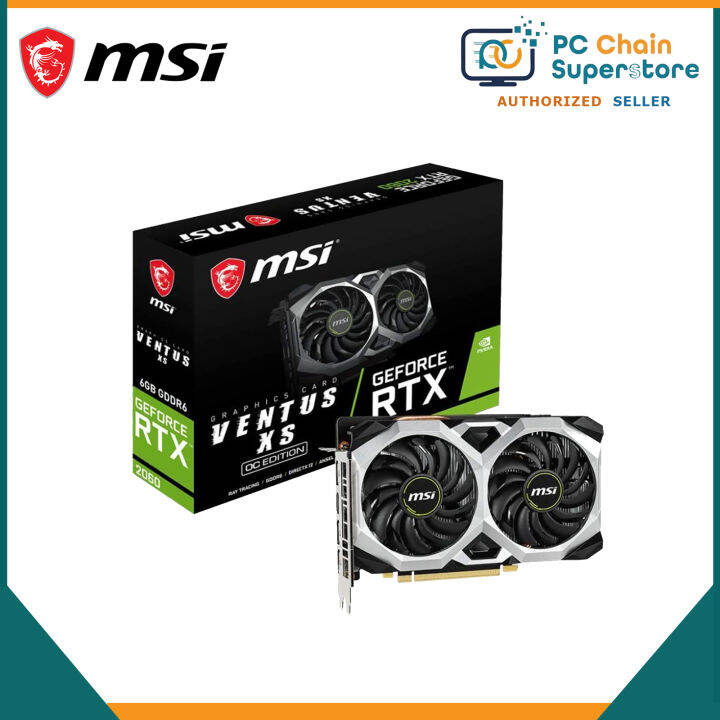 MSI GeForce RTX 2060 VENTUS XS 6GB GDDR6 OC Graphics Card | Lazada PH