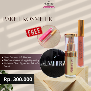 ALMAHIRA PAKET KOSMETIK-BUNDLING LEBIH HEMAT FREE LIP PLUMPY SERUM-PAKET BUNDING