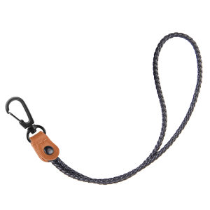 PU Weave Leather Lanyards for Keys ID Badges Phone Holders Adjustable Length Strap Long Keychain for Men and Women school office supplies