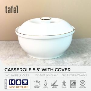 INDO KERAMIK Mangkok Saji Keramik Casserole HORECA