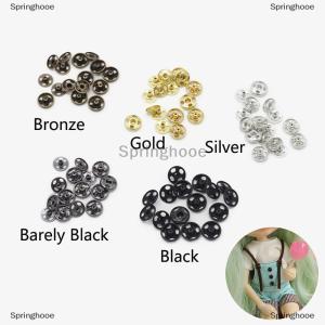 [COD] Springhooe 24Pcs Mini Button Buckle for DIY 1/6 Doll Clothes Invisible Snap Sewing Parts