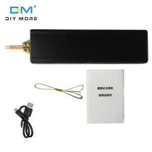 diymore Portable Spot Welder Machine 5 Gears Adjustable Handheld Spot Welder 0.1 to 0.12mm Thickness Nickel Sheet Welder 5V 2A