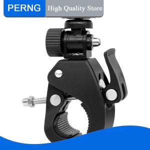 [PERNG] Tehe Quick Release Screw Clamp Bracket Bike Handlebar Mount 1 4 Tripod For Camera DV