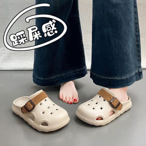 Free Shipping MenS Summer New Style Outdoor Non-Slip Thick-Soled Beach Sandals Also Suitable For Couples With A Closed-Toe Design