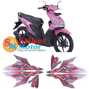 stiker beat 2010 lis les sticker striping motor honda beat karbu 2011 pink