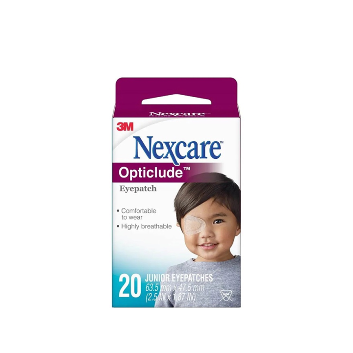 Hộp 20 miếng băng dán mắt 3M Nexcare Opticlude Orthoptic Eye Patch