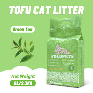 [COD]6 Litter Pasir Tofu Pasir Kucing Tofu Cat Litter Pasir Gumpal Kucing Pasir Kucing Gumpal Wangi Anti Bakteri pasir kucing 12 liter