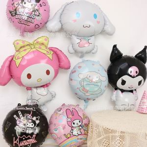 Cartoon Fantasy Magic Kuromi Melody Aluminum Balloon Childrens Birthday Party Decoration Cartoon Aluminum Foil Balloon