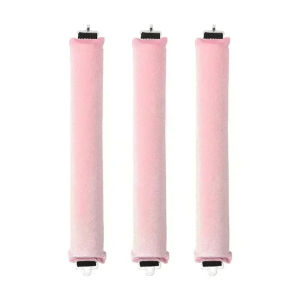 3pcs Big Wave Lazy Heatless Curling Rod Plush Head Hair Curler Wave Form Curl Rod Sponge Curling Bouncy Curling Hair Hair Rollers Heatless No Heat Hair Curlers Rollers to Sleep In Overnight Heatless Curls Curling Rod for Blowout Big Waves