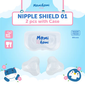 MOMI HOMI Nipple Cover Protector Model 01 Pelindung Puting Ibu ASI Menyusui Melindungi Gigitan Bayi