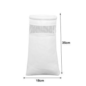 FLORI Washable Anti-over Flow Bags Anti-overflow Reusable Fish Tank Filter Bag Durable Thickening Aquarium Filter Wash Filter Magical Bag for Biological Filtration Clean Accessories