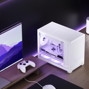 Jonsbo D32 STD White MINI-ITX MATX PC Case  ฝากระจก TG
