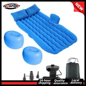 【Free Shipping】 Portable Inflatable Car Bed with Electric Pump for Comfortable Backseat Rest During Camping and Travel
