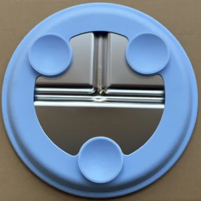 Baby Suction Plate Stainless Steel Divided Plate Toddler Feeding Tray Anti Spill Self Feeding