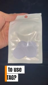 20pcs NFC Ntag215 Round Shape Card 13.56Mhz NFC Chip Tags for NFC Enabled Mobilephones