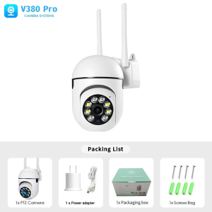 V380 Pro CCTV Camera 8MP Full Color waterproof smart CCTV wifi connect 360 Night Vision two-way audio Auto Tracking APP Control remote Video Surveillance 1 YEAR WARRANTY COD