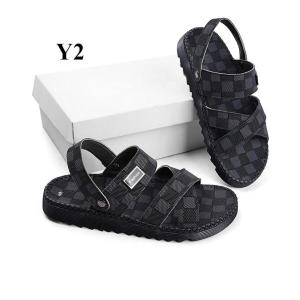 Dép quai hậu nam sandal nam thời trang in vân full caro SDY2 đế doctor dẻo đúc nguyên khối trẻ trυng may viền thủ công chắc chắn
