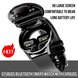 Ultra thin sports bracelet watch GT5buds Bluetooth Smart Watch with Earbuds HD large screen Bluetooth headset smart bracelet