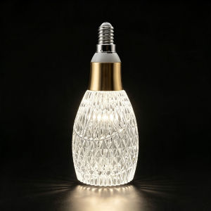 Minimalist Modern Acrylic LED Pendant Light Diamond Round No Main Light Lamp Art Light Source for Living Room Dining Bedroom