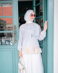 VT Blouse Bangkok HA-NA Premium Soft Pastel Korean Style | Atasan Wanita Kekinian