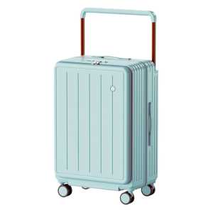 Laoshidaishu koper bagasi dengan kapasitas yang dalam 24 inch koper kabin 20 inch laptop koper travel usb charger / cup holder