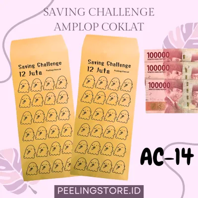 Amplop Coklat Target Menabung/ Envelope Saving Challenge