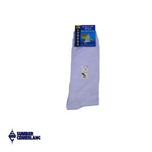 Isi 3 Pasang Kaos Kaki Anak Sekolah SDSMPSMA Panjang Sebetis