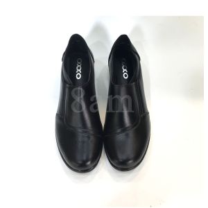 [ส่งเร็วพิเศษ!] 8am รองเท้าคัชชูส้นเตี้ย รองเท้าเพื่อสุขภาพหนังนิ่ม ส้นเตารีด oxxo พี้นสูง2นิ้ว ใส่สบาย X11060