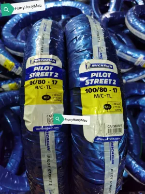 Michelin Pilot Street 2 90/80-17 PS2 Tubeless Tyre