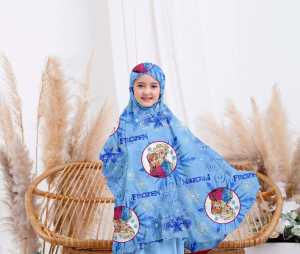 Mukenah lembut // mukena karakter motif frozen 2025