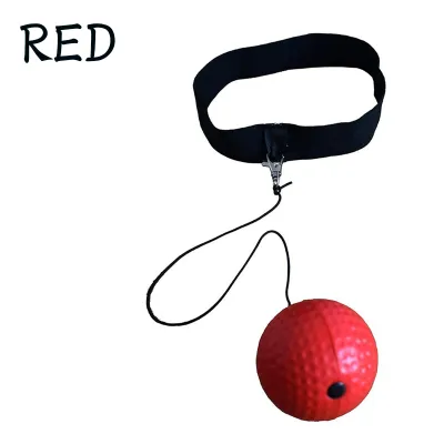 Boxing speed ball fighting and sparring training equipment pressure reducing headworn magic ball reaction ball