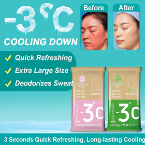 Mild Wet wipes Dry Towel Multiple cooling factors Cool skin Mountaineering deodorization Mint Cold Towel