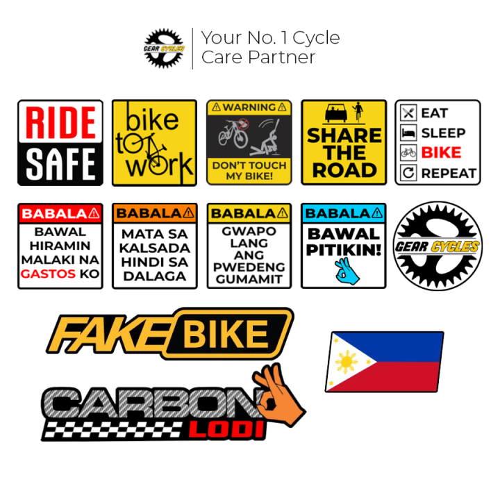 Bike Stickers Water Proof High Quality Mountain Road Bike Mtb Bicycle