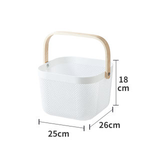 NEST-Spacious Hollow Desktop Fruit Handheld Basket: Versatile Storage Solution for Home Organization