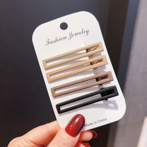 4pcs/set Women Hair Clips Duckbill Alloy Hair Pins Hair Styling Sectioning Makeup Hair Tools For Girls Side Hair Bang