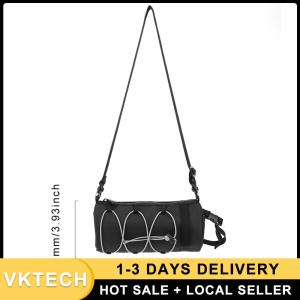 Front Bike Bag Waterproof Bicycle Handlebar Bag MTB Road Cycling Supplies Multifunctional Cycling Mobile Phone Bag with Shoulder Strap for Bicycles Easy to Install Front Tube Cycling Bag