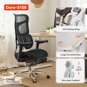 Sihoo Doro S100 Ergonomic Chair ★ Home Office Chair ★ Comfortable Lumbar Support ★ Easy Self Setup