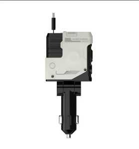 Tẩu Sạc Nhanh Ô Tô 120W 4 trong 1 Bộ Sạc Nhanh Xe Hơi Có Sắn Dây Rút Tự Động Sạc Điện thoại Ipad Digital Camera