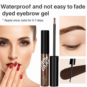 Colorfast Eyebrow Tattoo Gel Tearoff Eyebrow Paste Eyebrow Tinting Gel Waterproof Eyebrow Paste