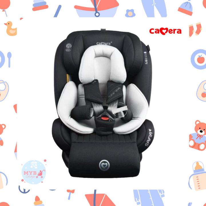 CAMERA คาร์ซีท 903 SAFIA3 isofix มีที่รองขา หมุนได้ 360 องศา นั่งได้