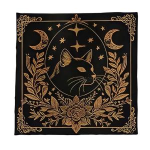 Star Flower Tarots Tablecloth Divinations Table Cloth Tapestry Astrology Witchcrafts Deck Cloth Decoration
